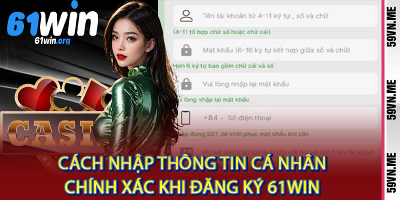 đăng ký 61win